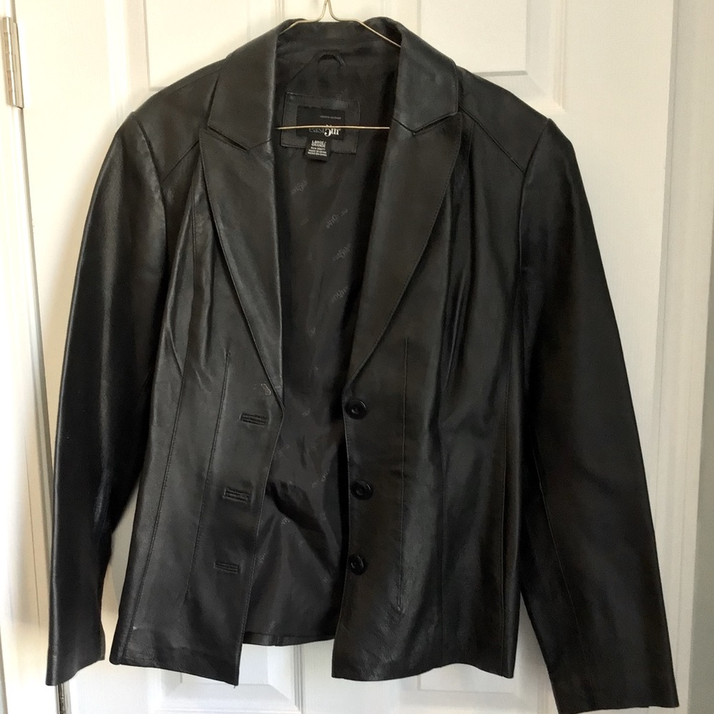 Leather Jacket by East 5th Genuine Leather - L